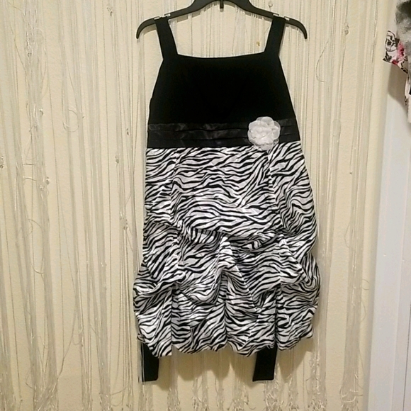 amys closet Other - Girls Zebre print dress